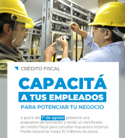 CRÉDITO FISCAL por Capacitación de Empleados